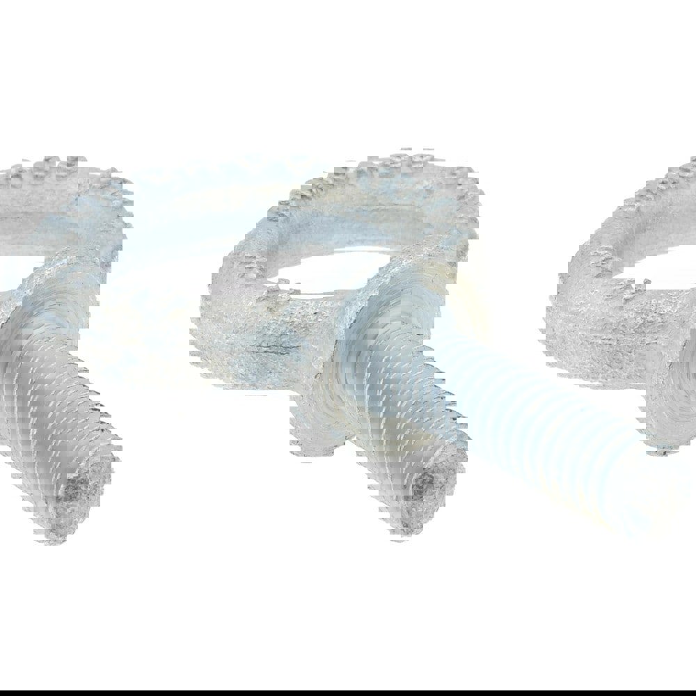 Fixed Lifting Eye Bolt: With Shoulder, 500 lb Capacity, 1/4-20 Thread, Grade C-1035 Forged Steel